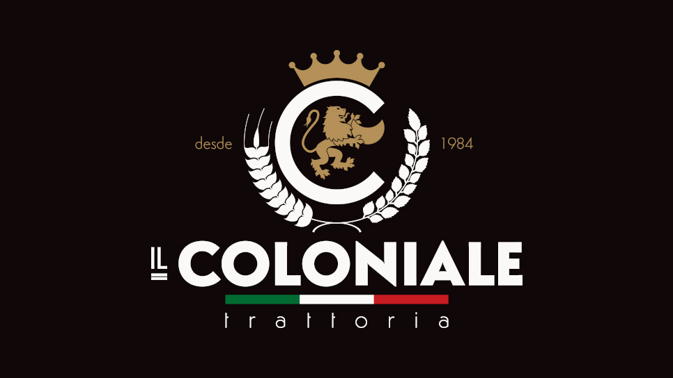 Il Coloniale - Logo - versión inverso
